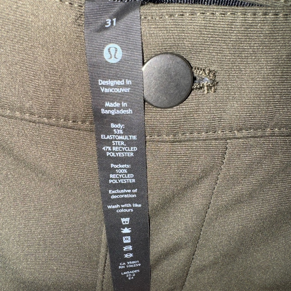 Lululemon Men’s Classic Fit ABC Pants - Picture 3 of 4